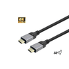 Vivolink-PROUSBCMM1-cavo-USB-1-m-USB-3.2-Gen-2--3.1-Gen-2--USB-C-Nero--USB-C-to-USB-C-Cable-1m---Supports-20-Gbps-data--