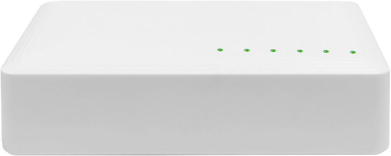 eSTUFF-GLB236050-switch-di-rete-Non-gestito-Gigabit-Ethernet--10-100-1000--Bianco--5-Port-Gigabit-Nano-Switch---Warranty