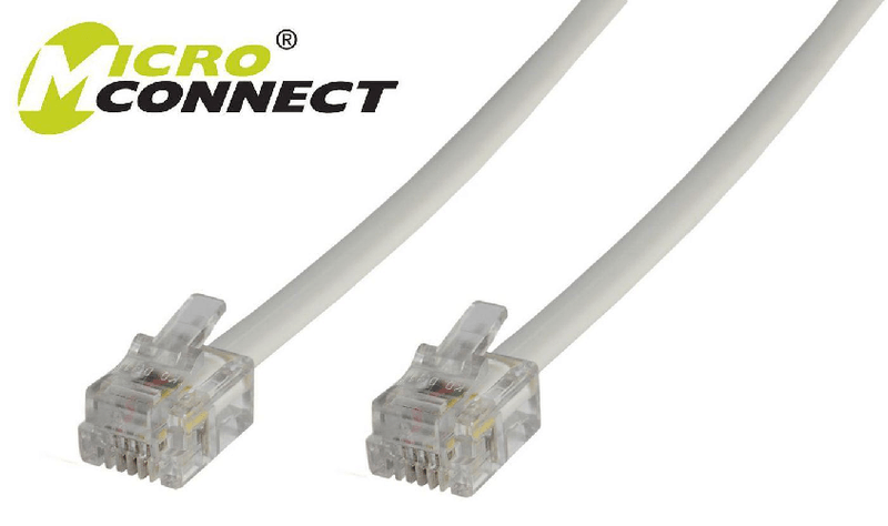 Microconnect-MPK102-cavo-telefonico-2-m-Bianco--Modular-Straight-RJ12-6C-6P-2m---White---Warranty--300M-