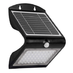 Elbat applica LED solare 4W - illuminamento 500 libbre - luce fredda 6000K - qualità della luce 3000K - sensore di movim