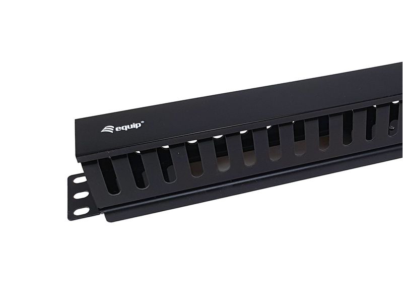 Equip-327314-porta-accessori-Pannello-di-gestione-del-cavo--19-Rack-Mount-Cable---Management-Panel-Black---Warranty-12M-
