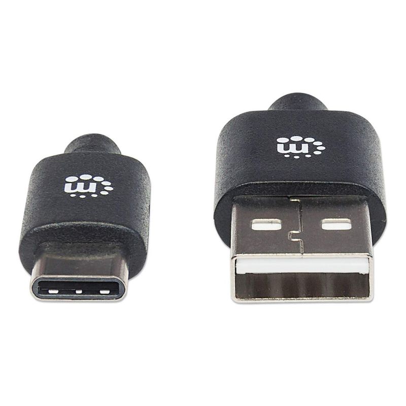 Manhattan-353298-cavo-USB-1-m-USB-2.0-USB-C-USB-A-Nero--USB-C-to-USB-A-Cable-1m-Male-to-Male-Black-480-Mbps--USB-2.0