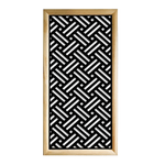 FILOTTO - Moduli Decorativi in Legno e PVC bianco / 48x48 cm