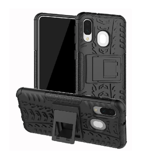 CoreParts MOBX-COVER-A40-B custodia per cellulare 15 cm [5.9] Nero (Black Cover Samsung Galaxy - A40 Shockproof Rugged T