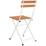 Sedie-Pieghevoli-da-Bistro-6-pz-Legno-Massello-Acacia-e-Acciaio