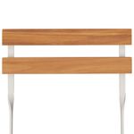 Sedie-Pieghevoli-da-Bistro-6-pz-Legno-Massello-Acacia-e-Acciaio