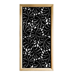 MANGROVIE - Moduli Decorativi in Legno e PVC bianco / 73x73 cm