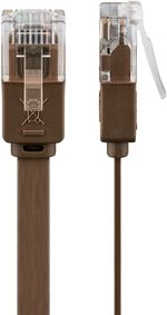 wentronic---Patch-Kabel---RJ-45--M--bis-RJ-45--M----50m---UTP---CAT-6---geformt-flach---braun--95897-