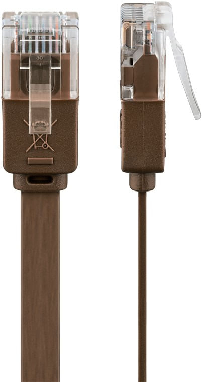 wentronic---Patch-Kabel---RJ-45--M--bis-RJ-45--M----50m---UTP---CAT-6---geformt-flach---braun--95897-