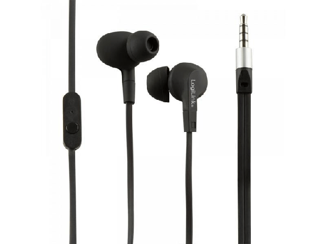 LogiLink HS0042 cuffia e auricolare Cablato In-ear Musica e Chiamate Nero