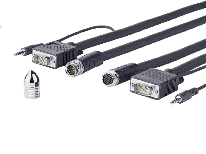 Vivolink PROVGASCW10 cavo VGA 10 m VGA [D-Sub] Nero (Pro VGA + Audio Cross Wall 10M - . - Warranty: 144M)