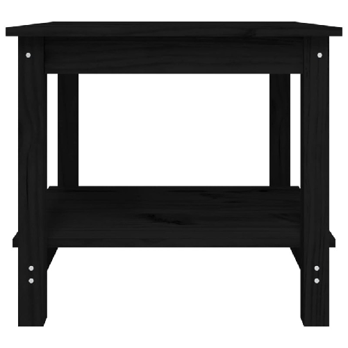 Tavolino-da-Salotto-Nero-50x50x45-cm-in-Legno-Massello-di-Pino
