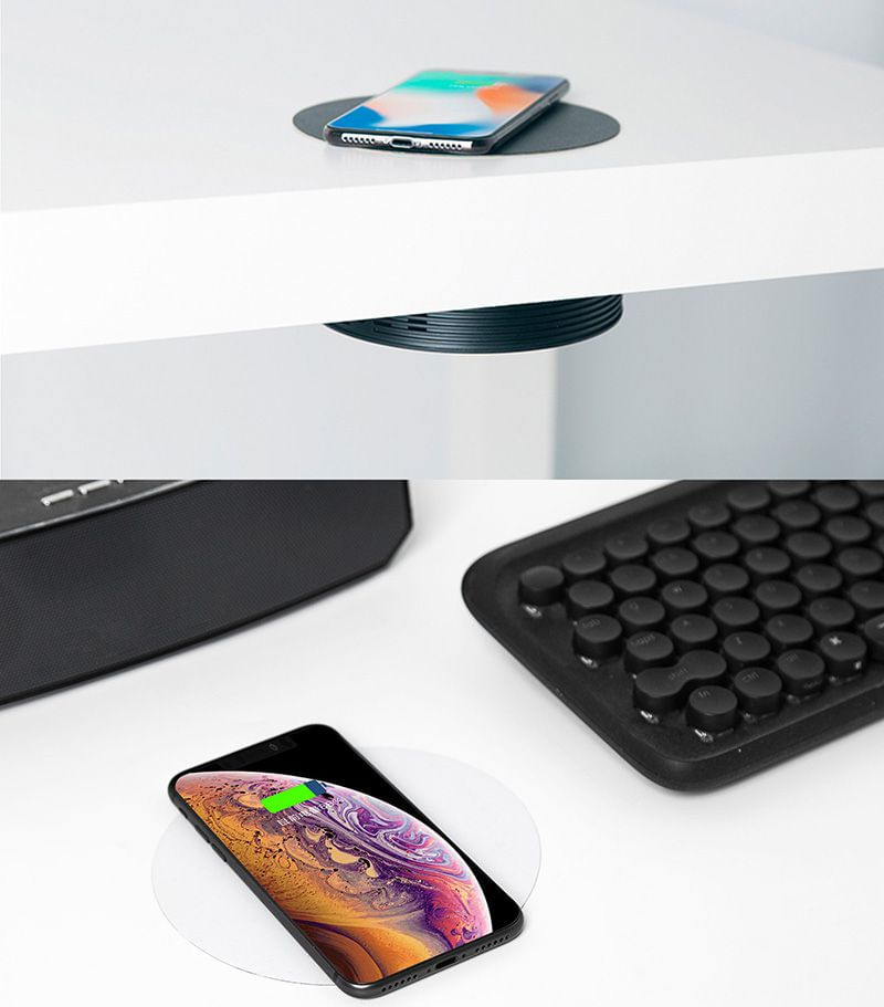 Vivolink VLQICHR Caricabatterie per dispositivi mobili Telefono cellulare Nero Carica wireless Ricarica rapida Interno (