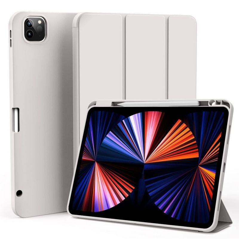 eSTUFF-ES68201306-BULK-custodia-per-tablet-328-cm--12.9--Custodia-a-libro-Grigio--Cover-for-MIAMI-Pencil-Case-iPad-Pro-