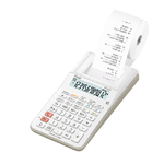 Casio HR-8RCE-WE - Calcolatrice Scrivente Bianca Portatile, Bianco