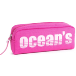 Astuccio Oceans Wave California con 1 zip - Manico ergonomico - Colore fucsia