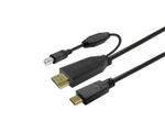 Vivolink-PROUSBCHDMIUSBB7.5-cavo-USB-75-m-USB-3.2-Gen-1--3.1-Gen-1--USB-C-Nero--Touchscreen-Cable-7.5m-Black---Warranty