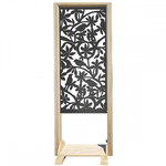 UCCELLINI - Separè - Paravento modulabile - 70x190cm - in Legno e PVC Bianco