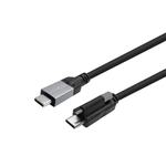 Vivolink PROUSBCMMS2 cavo USB 2 m USB 3.2 Gen 2 [3.1 Gen 2] USB C Nero (USB-C Screw to USB-C Cable 2m - Supports Certifi
