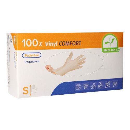 Papstar 93021 guanto per esami medici Trasparente S 100 pz