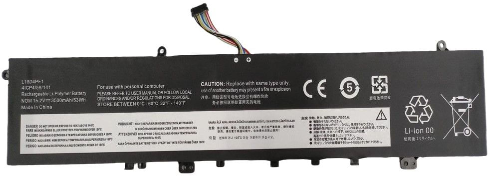 CoreParts MBXLE-BA0374 ricambio per laptop Batteria (Laptop Battery for Lenovo - 53Wh Li-Pol 15.2V 3500mAh - Warranty: 1