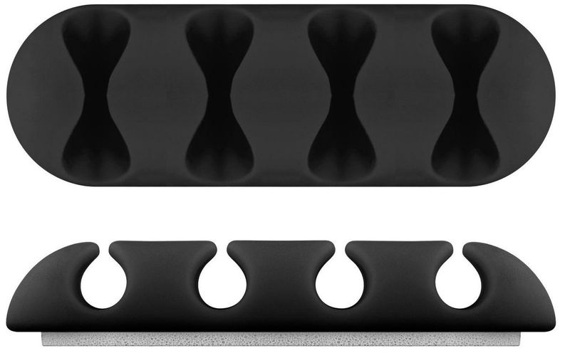 Microconnect-CABLEMANA-16-organizer-per-cavi-Supporto-per-cavo-Pavimento-Nero-2-pezzo-i---Cable-management-4-slot---2pcs
