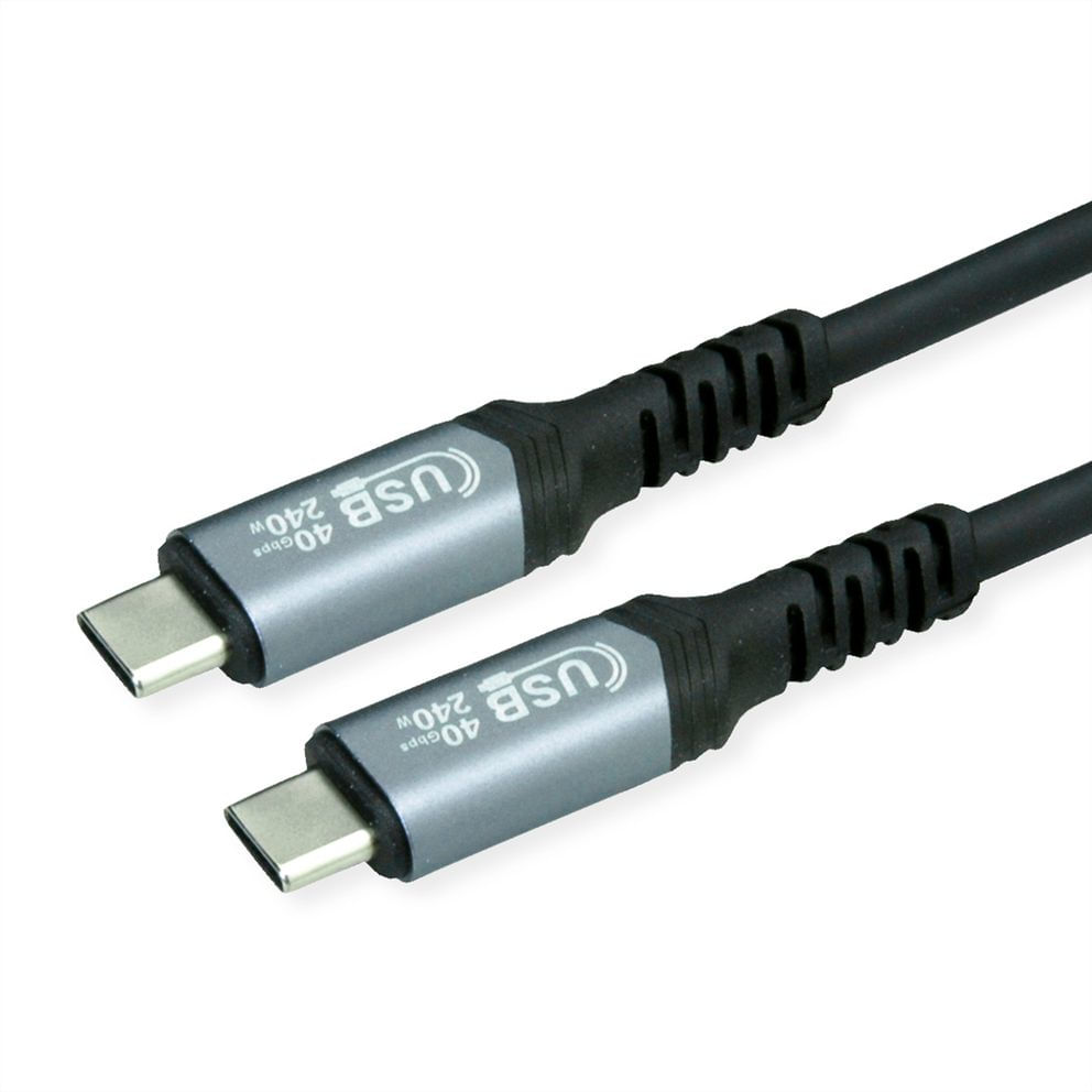 Secomp VALUE 11.99.9089 cavo USB USB4 Gen 3x2 0,8 m USB C Nero