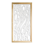 MISTRAL - Moduli Decorativi in Legno e PVC nero / 98x98 cm