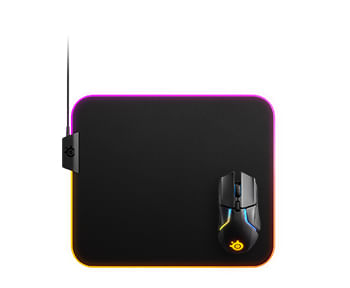 Steelseries QcK Prism Cloth Medium Tappetino per mouse per gioco da computer Nero (SteelSeries QcK Prism Gaming Mouse Pa