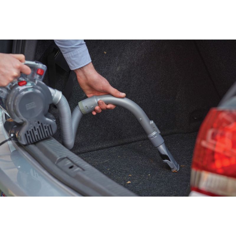 Black-Decker-PD1200AV-XJ-Dustbuster-Flexi-Aspirapolvere-per-Auto--056-L-12-V-Tecnologia-Ciclonica-Grigio-Rosso