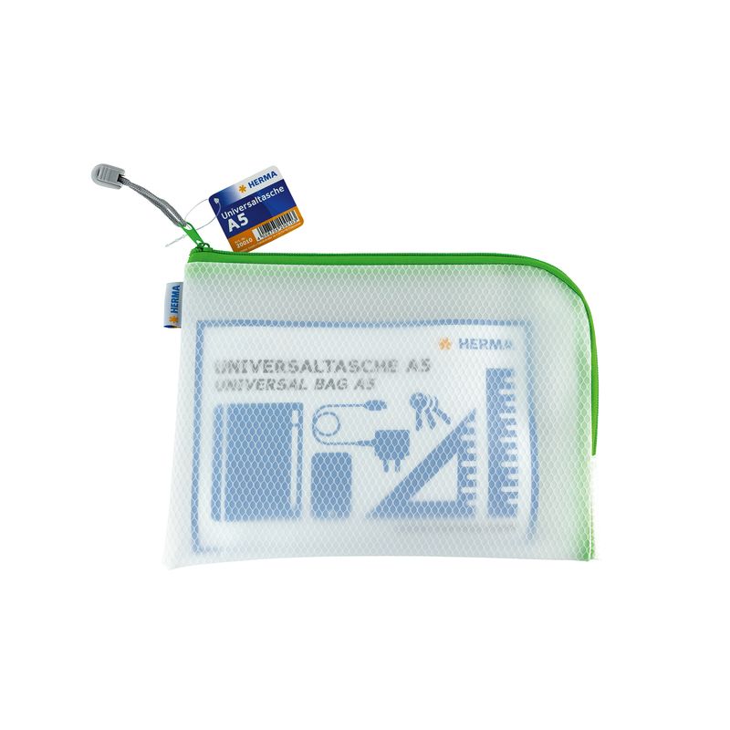 Borsa-con-cerniera-HERMA-25-cm-x-19-cm-trasparente