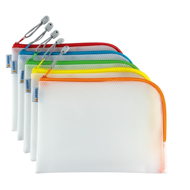 Borsa-con-cerniera-HERMA-25-cm-x-19-cm-trasparente