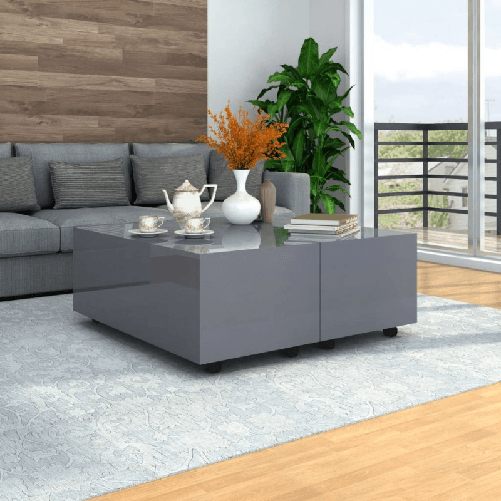 Tavolino-da-Caffe-Grigio-Lucido-100x100x35-cm