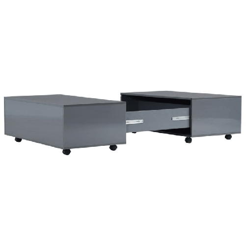 Tavolino-da-Caffe-Grigio-Lucido-100x100x35-cm