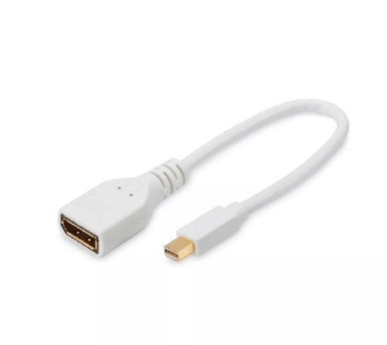 Microconnect-MDPDP-cavo-DisplayPort-015-m-Mini-DisplayPort-Bianco--Mini-Displayport---DP-M-F-15cm---DP-1.2-White---Dis
