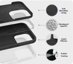 eSTUFF-ES67-custodia-per-cellulare-155-cm-6.1-Cover-Nero--Cover-for-INFINITE-GRS-RIGA-iPhone-16---Black-Cover.-Material-