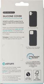 eSTUFF-ES67-custodia-per-cellulare-155-cm-6.1-Cover-Nero--Cover-for-INFINITE-GRS-RIGA-iPhone-16---Black-Cover.-Material-