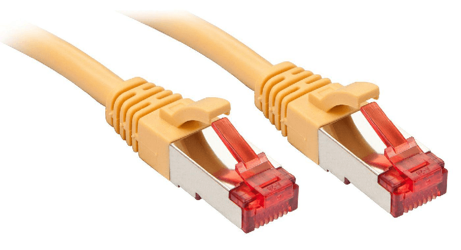 Lindy Cat.6 S/FTP 30m cavo di rete Giallo Cat6 S/FTP [S-STP] (30m Cat.6 S/FTP Network - Cable, Yellow - Warranty: 120M)