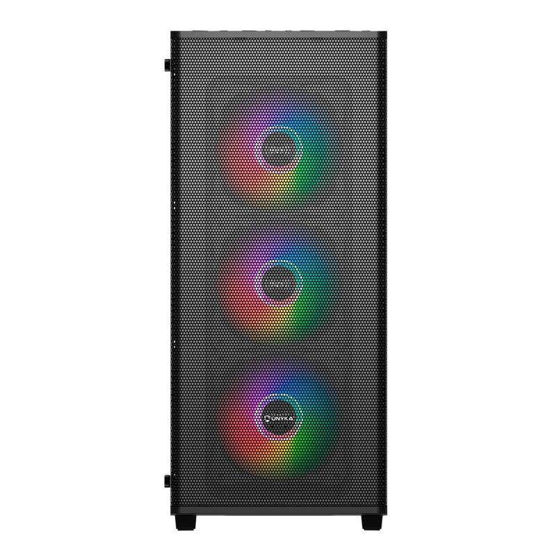 UNYKAch-Gaming-Mir-100-Desktop-Nero-Trasparente