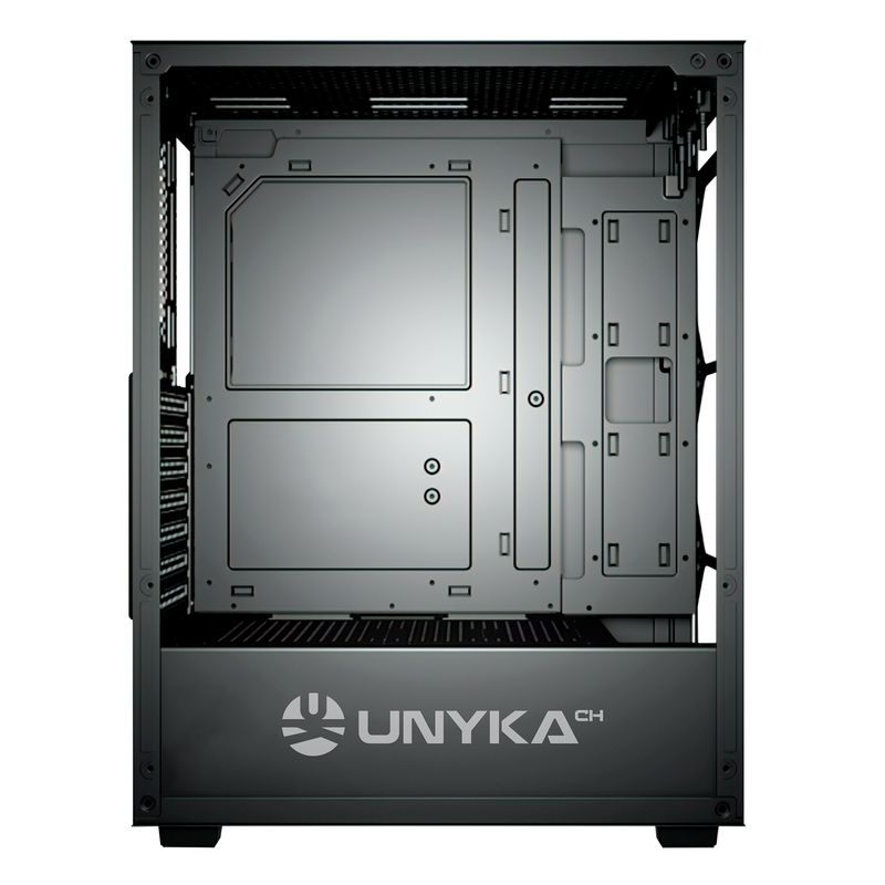 UNYKAch-Gaming-Mir-100-Desktop-Nero-Trasparente