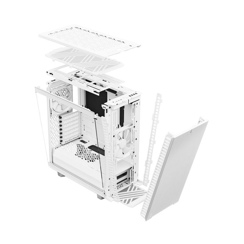 Fractal-Design-Define-7-Compact-Bianco--Fractal-Design-Define-7-Compact--White-TG--Gaming-Case-w--Clear-Glass-Window-ATX