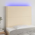 Testiera-a-LED-Crema-144x5x78-88-cm-in-Tessuto