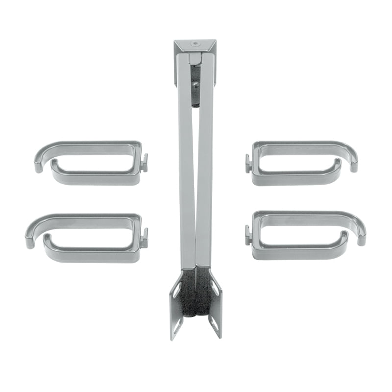 LogiLink---Stange-Rack-Kabelaufbewahrung---Hellgrau-RAL-7035---1U---48.3-cm--19--