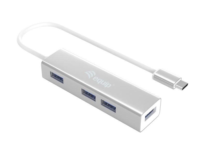 Equip-128958-hub-di-interfaccia-USB-3.2-Gen-1--3.1-Gen-1--Type-C-5000-Mbit-s-Argento--Equip-128958-USB-C-to-4-port-USB-3