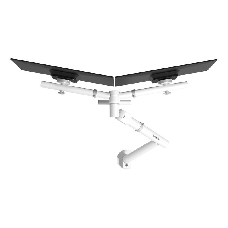 Dataflex-Viewgo-pro-Bianco-Scrivania--Dataflex-Viewgo-Pro-White-Dual-arm--5Years-warranty--