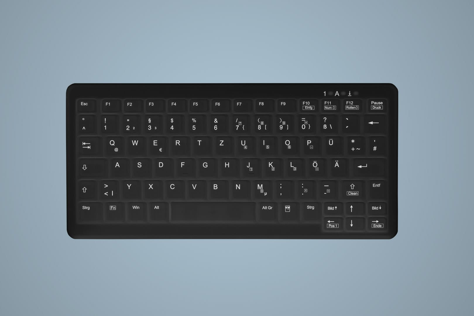 Cherry Active Key AK-C4110 tastiera Industriale USB Tedesco Nero