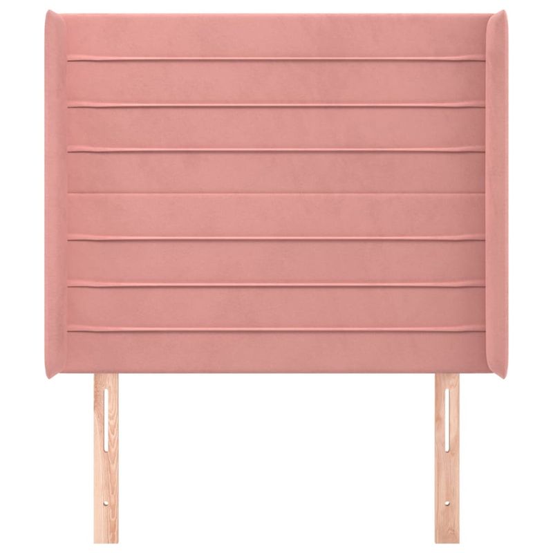 Testiera-ad-Orecchio-Rosa-183x16x78-88-cm-in-Velluto