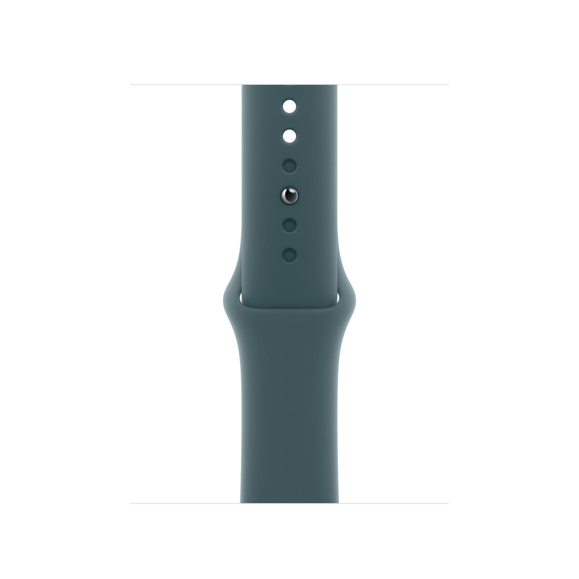 Apple MAX64ZM/A accessorio indossabile intelligente Band Verde Fluoroelastomero (40MM LAKE GREEN SPORT BAND - M/L)