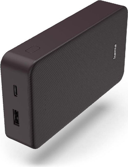 Hama Colour 20 Plum 20000mAh Fast Charge Powerbank, USB-A & USB-C, LED Capacity Indicator
