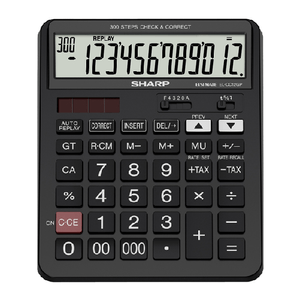 Sharp Calcolatrice da Tavolo EL-CC12GP 12 cifre